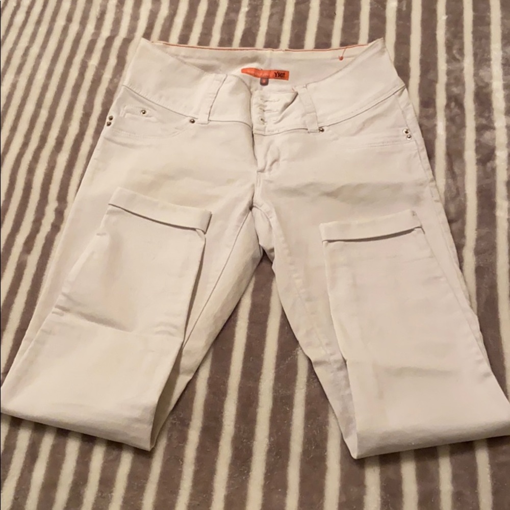 YMI White Stretch Jeans Size 9